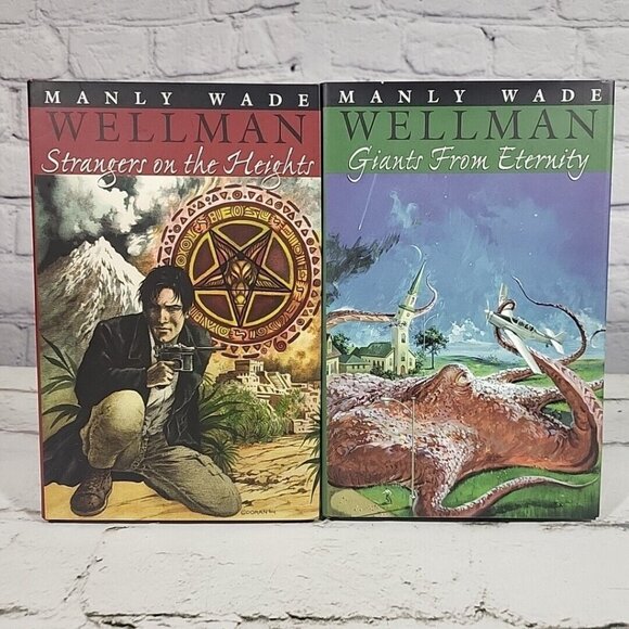 Manly Wade Wellman Novels 2004 HC 1st Ed Giants Eternity Strangers Set of 2 NEW